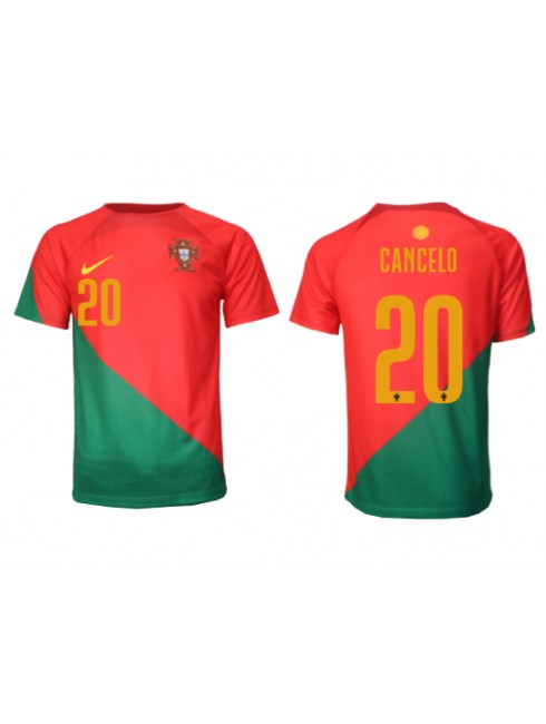 Moški Nogometna dresi replika Portugalska Joao Cancelo #20 Domači SP 2022 Kratek rokav
